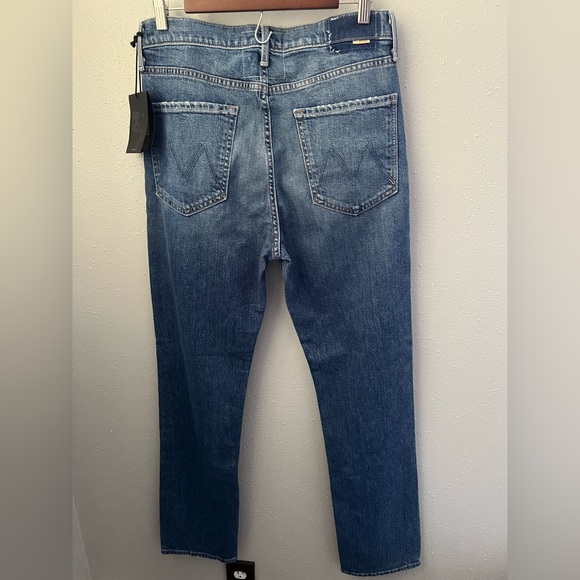 MOTHER Superior High Waisted Rider Skimp Jeans in Cowboys Don't Cry Size 30 New - Picture 4 of 13